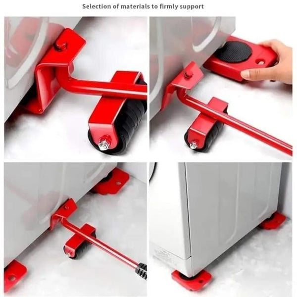 1 Pc Chrome Vanadium Steel Furniture Mover Tool Set