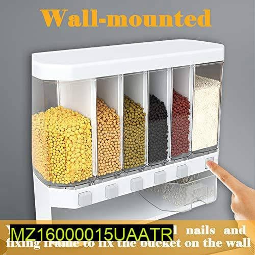 Transparent Wall-Mounted Cereals Dispenser