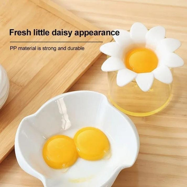 2 Pc Cute Flower Shape Egg Separator