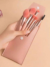 8 Pcs Makeup Brushes Set With Leather Pouch